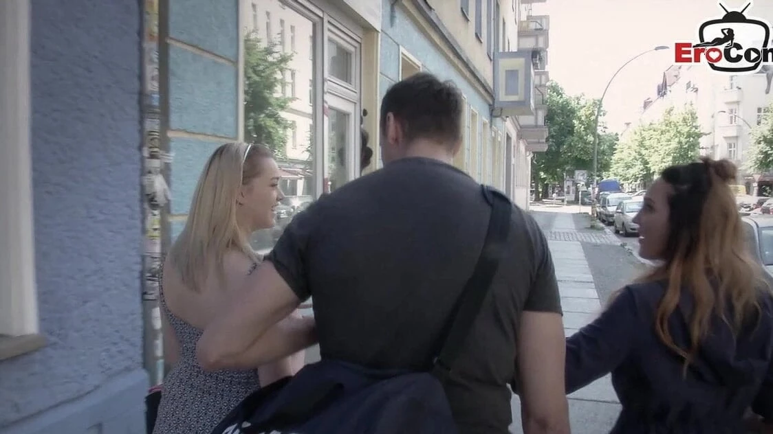 German reporter pick up guy and girl for sexdate public