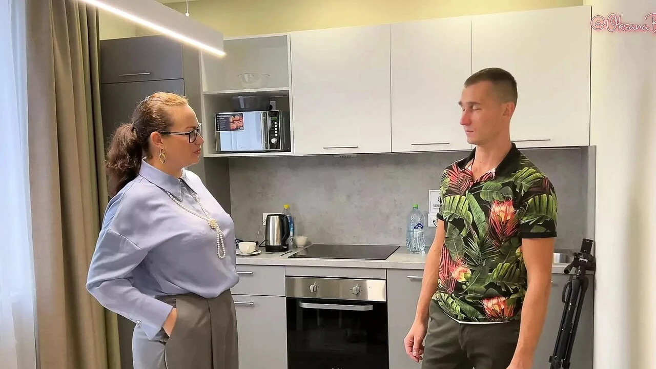 Quiet, quiet! You’ll wake my mommy!  Hotel guest fucked the beautiful hostess and her cute stepdaughter!