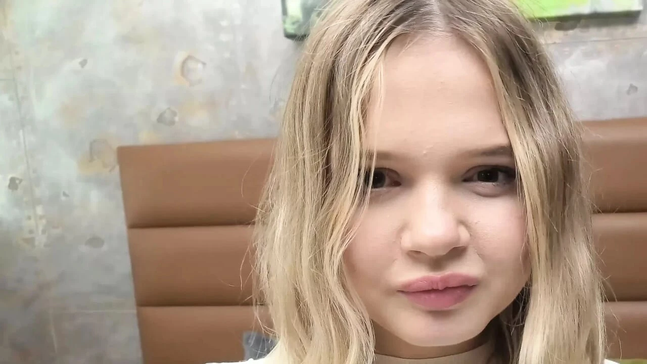 This blonde teen cocksucker stars in this casting porn