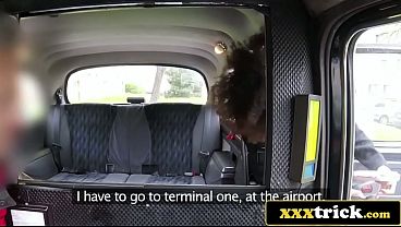 Brazilian Ebony Beauty Takes a Wild Ride in Czech Taxi
