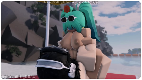 Brazilian Miku gets fucked on the beach in roblox | Req1/5-12-25