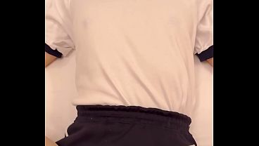 【素人個人撮影】人妻に体操服とブルマを着せてハメ撮り