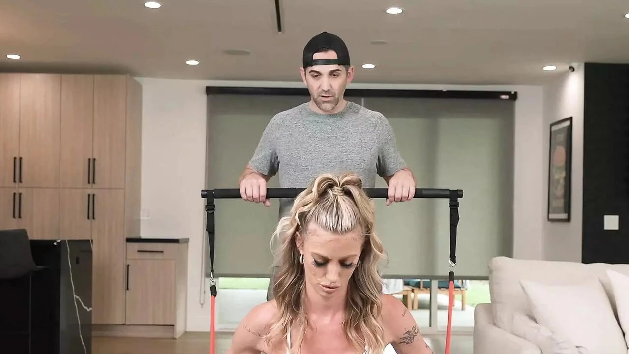 Hot MILF Barbie Feels Is Seduced By Dirty Coach During Private Training Session – MYLF