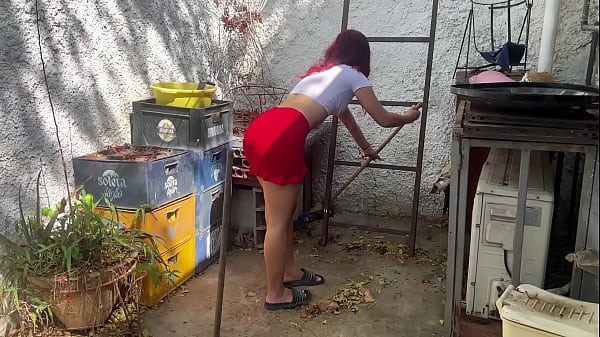 I Came Home and Saw My Stepdaughter Washing Clothes in a Skirt and I Couldn’t Resist Her Ass