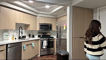 I have no choice but to fuck Nicole Doshi in every hole and position possible when I go to check the drain in her house