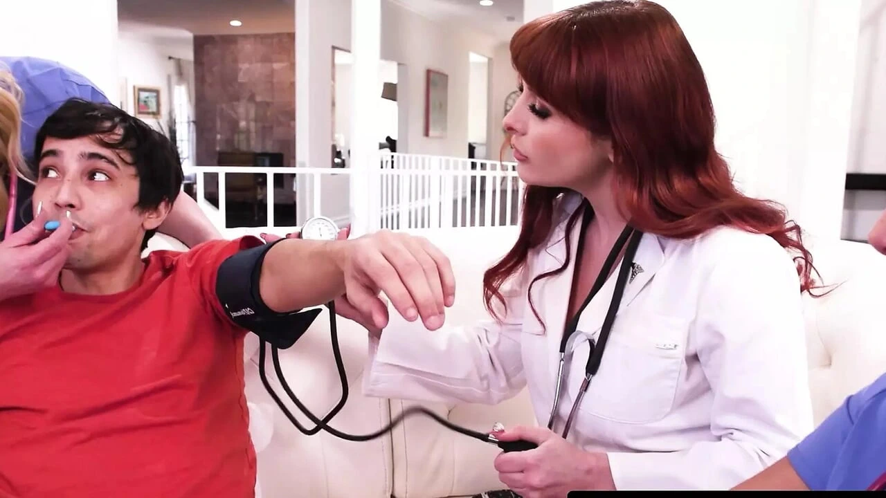 MOMMY’S BOY – Kind-hearted Nurse MILFs Give INTENSE HAREM To Sick 18yo Boy To Make Him Feel Better