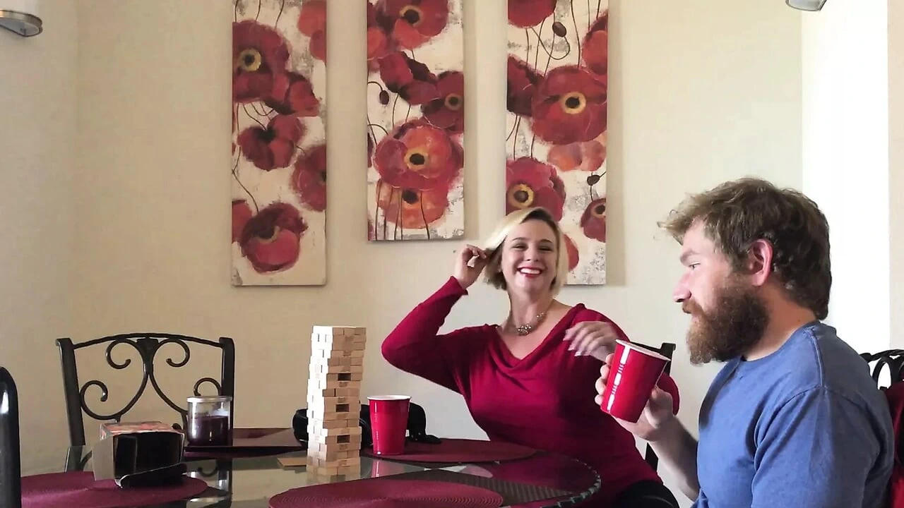 Step Aunt & Stepnephew Christmas Sex – Brianna Beach