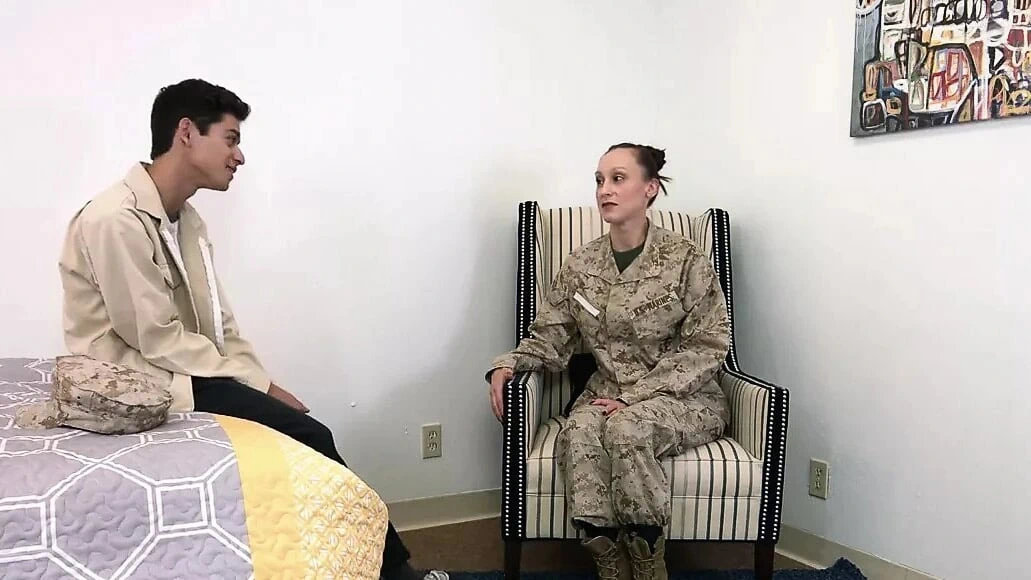 Step Mom in the Marines Slept With Her Step Son