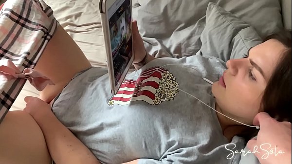 step Sister caught masturbating – step brother wants to tell step mom but step sister has a better idea – fucking her pussy good and cumshot on her back