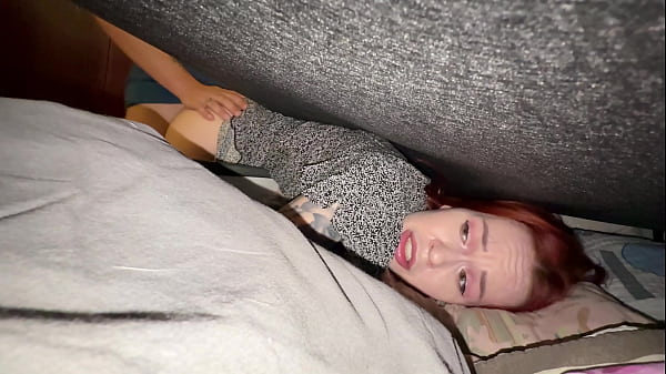 Step son took of the helplessness of Stepmother stuck under the bed