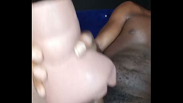 Stroking My Big Cock Til I Cum