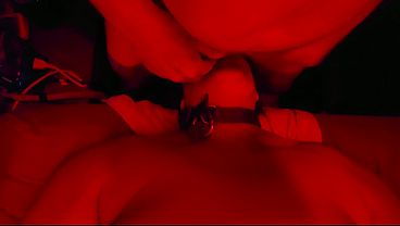 Submissive BBW gets face fucked! Deep throat blowjob: Red Light Videos #15