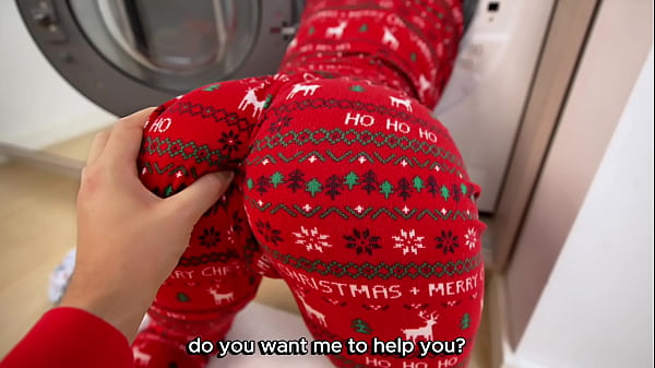 the best Christmas gift is: step sister stuck in a washing machine!