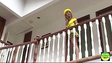 A guy with a big cock gives hardcore anal to an attractive Asian girl