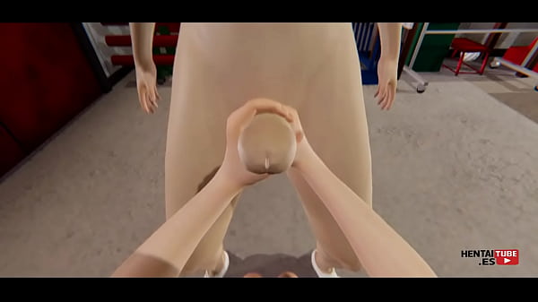 Hentai – My teammate gives me a titjob and then I fuck her in the sports storage room POV