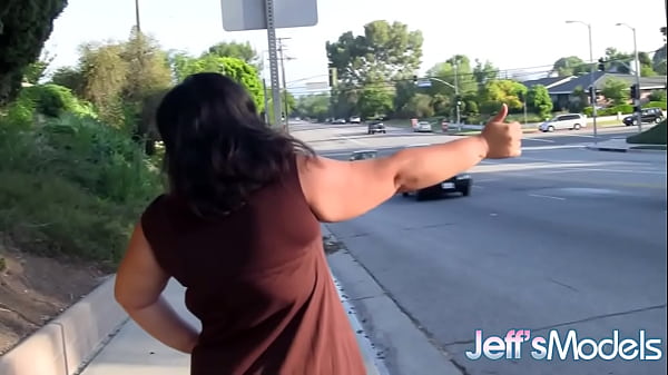 Hitchhiking BBW Karla Lane Takes Dick in Exchange for a Ride