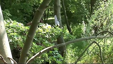 teen slut anal only in the forest with a stranger