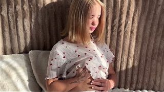 Omg Step Sister I’m cumming fast! Creamy pink pussy masturbation