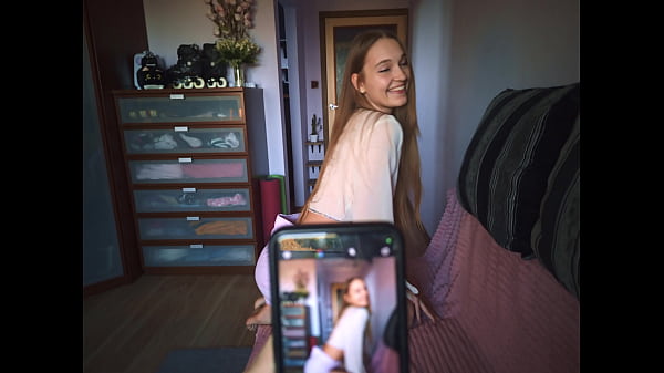 Sexy Step Sister Asks For Help Taking Erotic Photos For Her Boyfriend