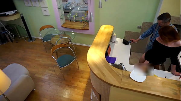 Sexy teen seduces her stepdad for sex in the kitchen (EXCLUSIVE TABOO)