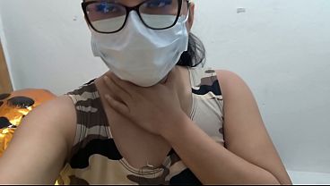 Curvy housewife explores her taboo desires in private.