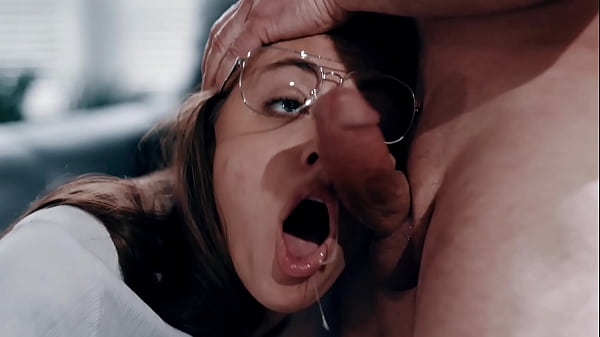 Harrison confronts Evelyn. He knows she’s a gold-digger. He’s willing to look the other way and let Evelyn teach his stepson a lesson about being too trusting, only if Evelyn gives him a blowjob. Evelyn is surprised but eager to buy Harrison