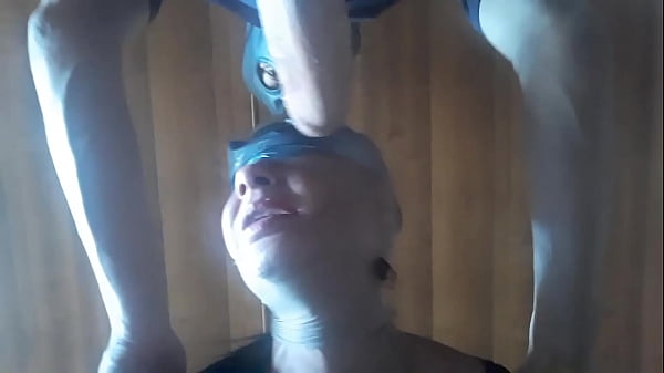 Laura on Hee step sister 2021 hooded and throated in several position, receives a huge load of cum in her mouth.